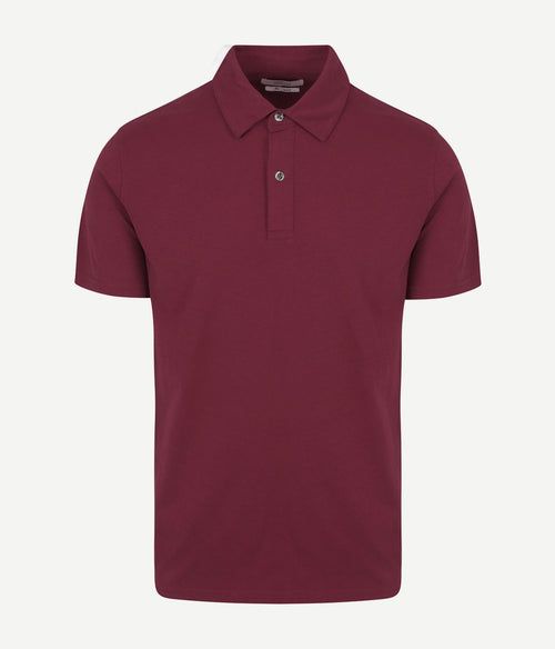 King essentials the James poloshirt burgundy