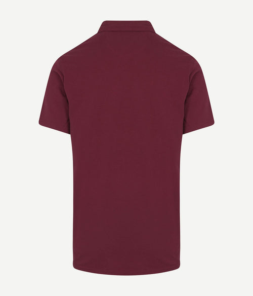 King essentials the James poloshirt burgundy