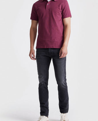 King essentials the James poloshirt burgundy