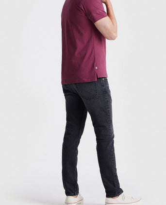 King essentials the James poloshirt burgundy
