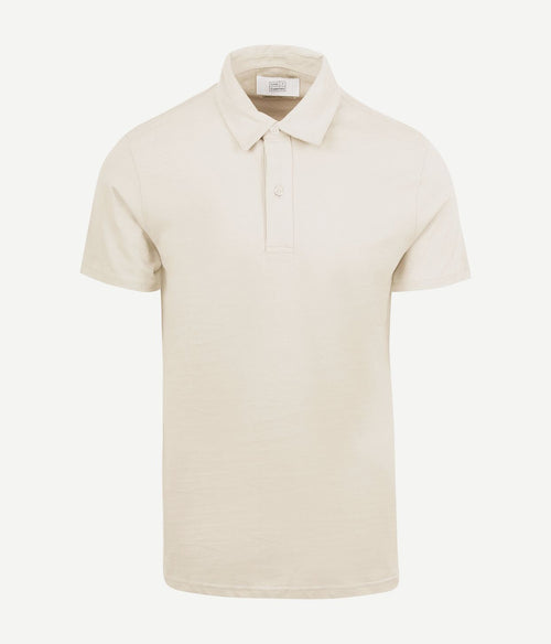 King essentials the James poloshirt ecru
