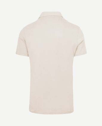 The James poloshirt ecru