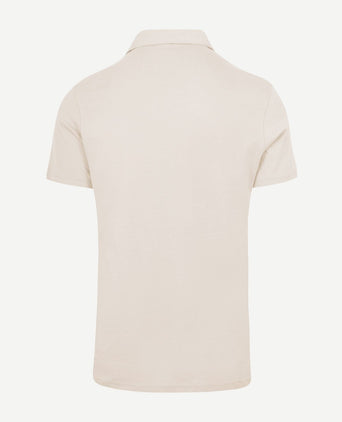 King essentials the James poloshirt ecru
