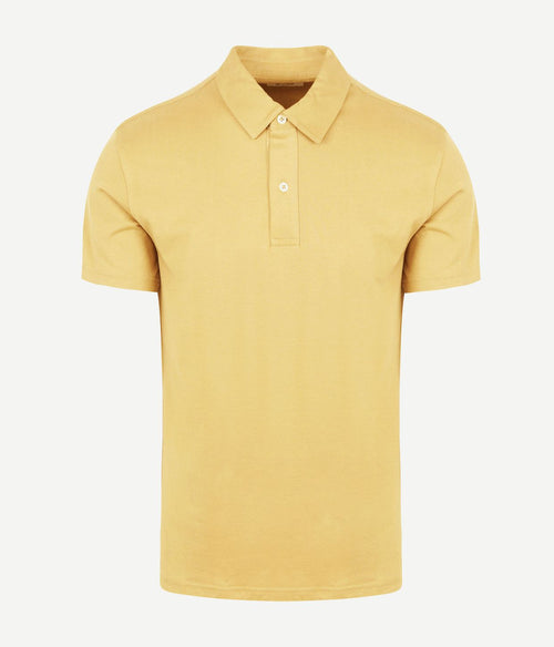 King essentials the James poloshirt geel