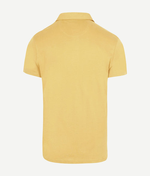 King essentials the James poloshirt geel