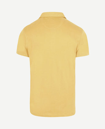 The James poloshirt geel