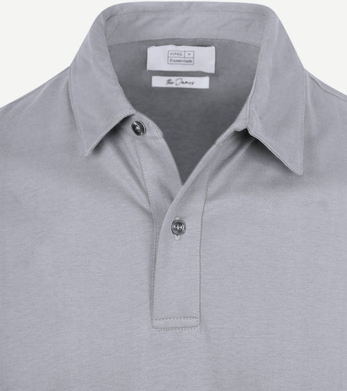 King essentials the James poloshirt grijs