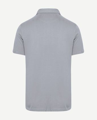 The James poloshirt grijs
