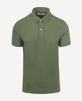 The James poloshirt groen