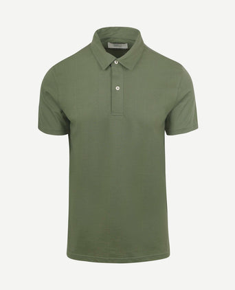 The James poloshirt groen