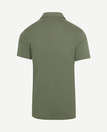 The James poloshirt groen