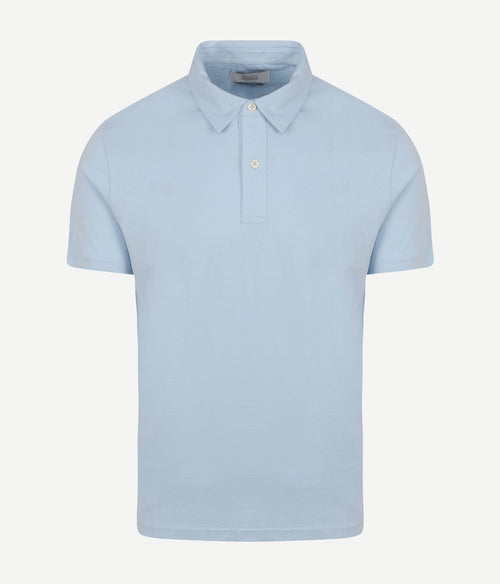 King essentials the James poloshirt lichtblauw