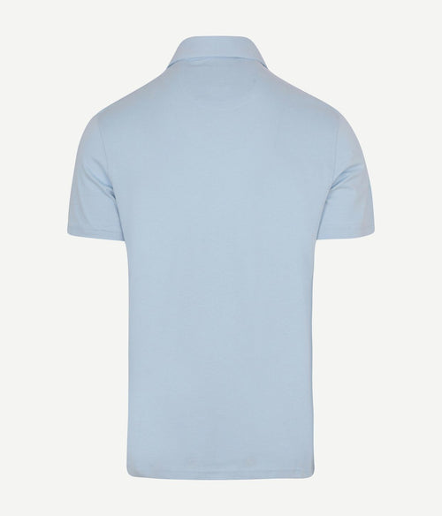 King essentials the James poloshirt lichtblauw