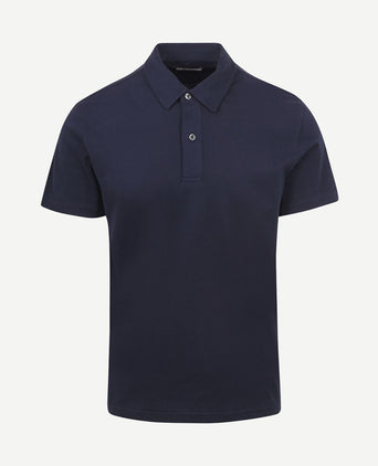 The James poloshirt donkerblauw