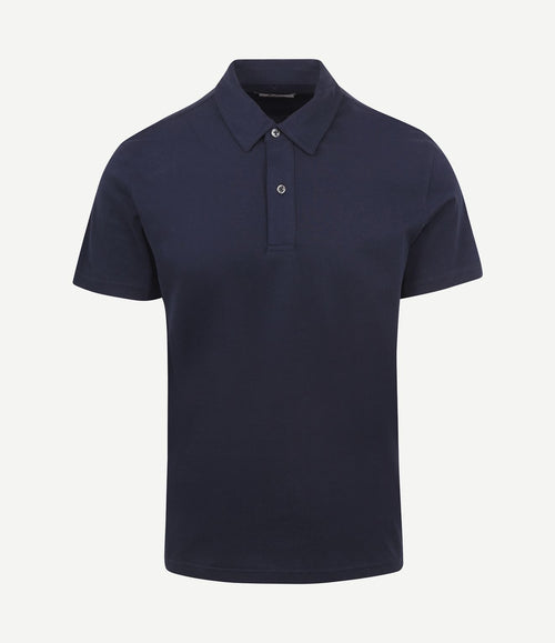 The James poloshirt donkerblauw