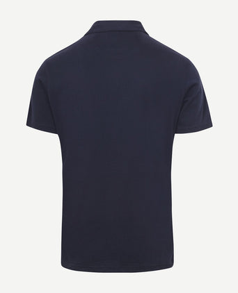 The James poloshirt donkerblauw