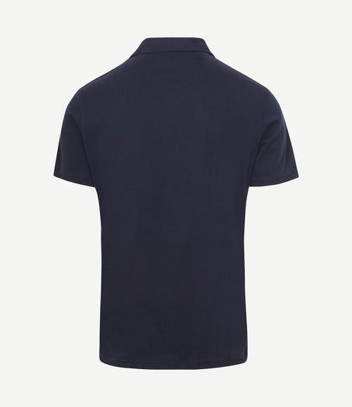 The James poloshirt donkerblauw