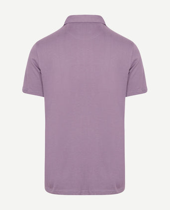 The James poloshirt paars