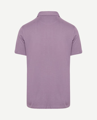 The James poloshirt paars