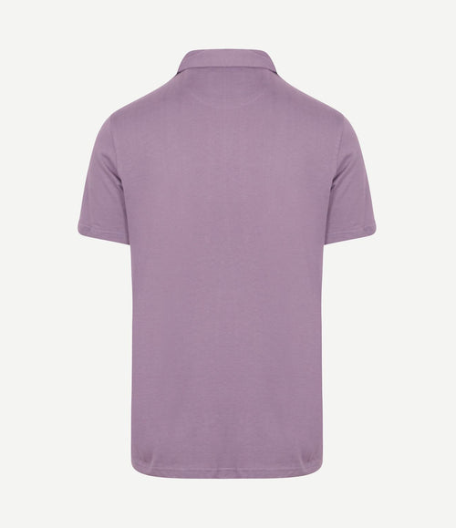 The James poloshirt paars