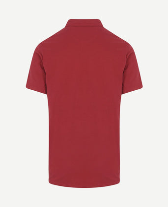 The James poloshirt rood