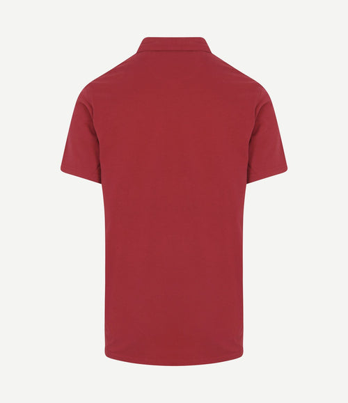 The James poloshirt rood