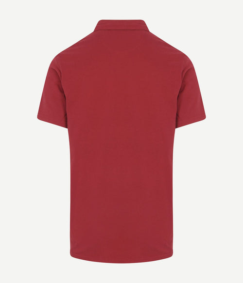 King essentials the James poloshirt rood
