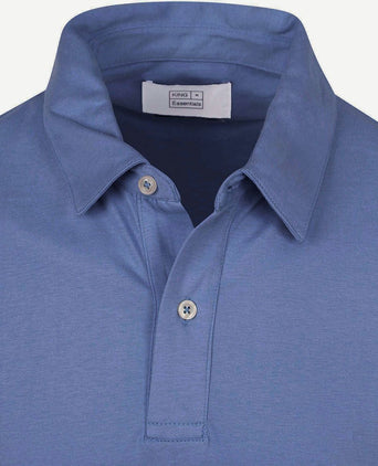 King essentials the James poloshirt royal blauw