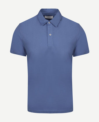 The James poloshirt royal blauw