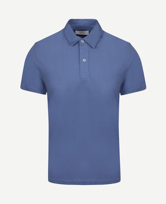 The James poloshirt royal blauw