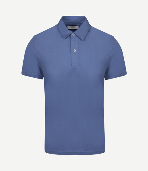 The James poloshirt royal blauw