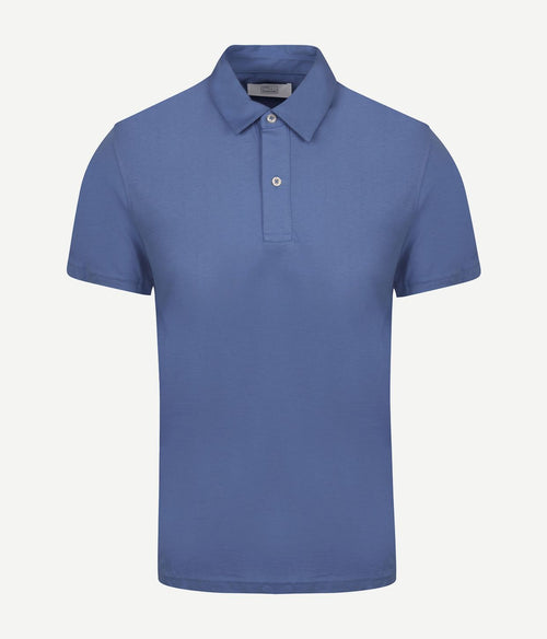 King essentials the James poloshirt royal blauw