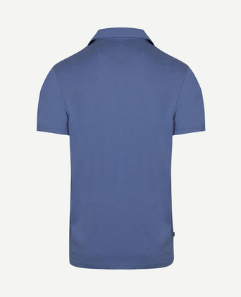 The James poloshirt royal blauw