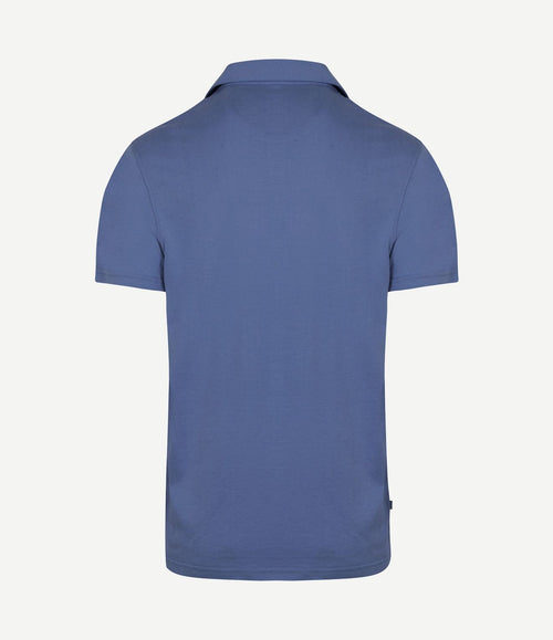 The James poloshirt royal blauw