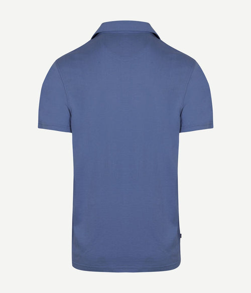 King essentials the James poloshirt royal blauw