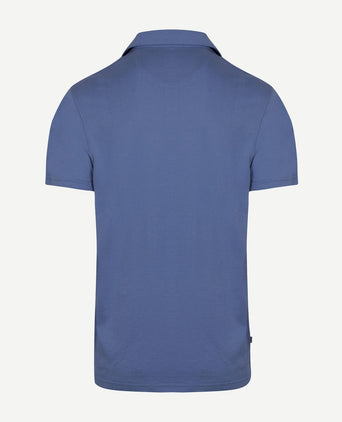 The James poloshirt royal blauw