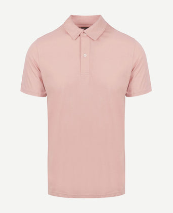 The James poloshirt roze