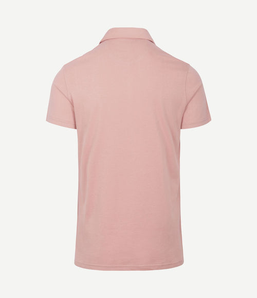 The James poloshirt roze