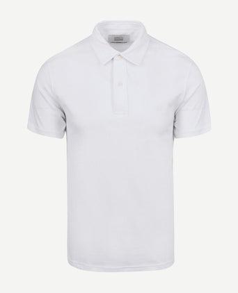 The James poloshirt wit