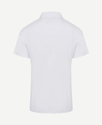 The James poloshirt wit