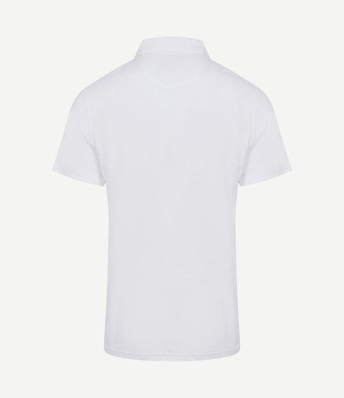 The James poloshirt wit