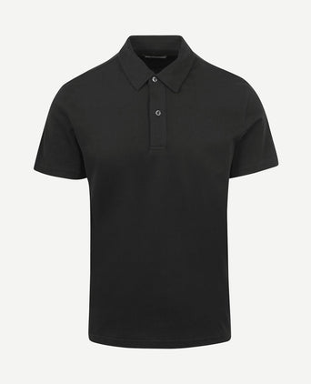 The James poloshirt zwart