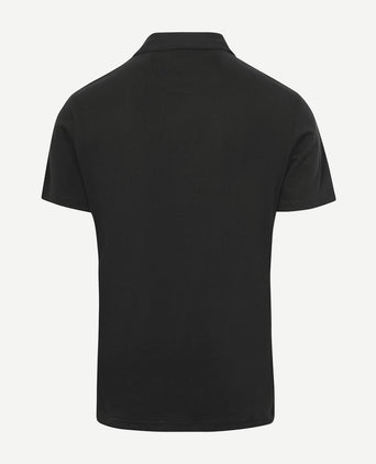 The James poloshirt zwart