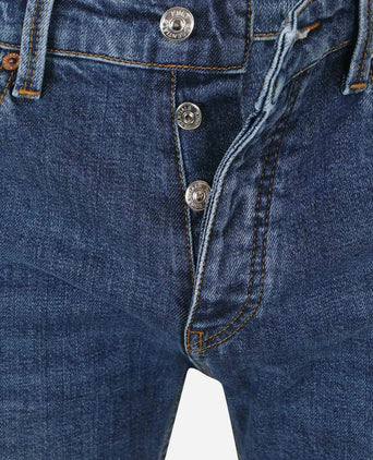 King essentials the jason jeans mid blauw | Slim-fit