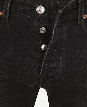 King essentials the jason jeans zwart | Slim-fit