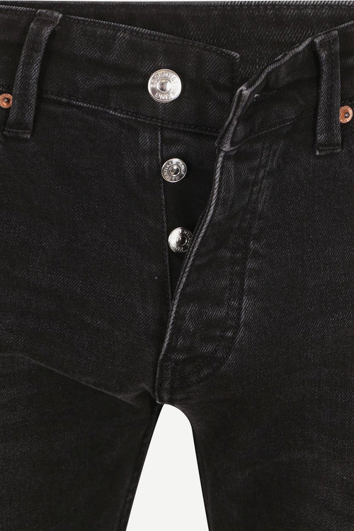 King essentials the jason jeans zwart | Slim-fit