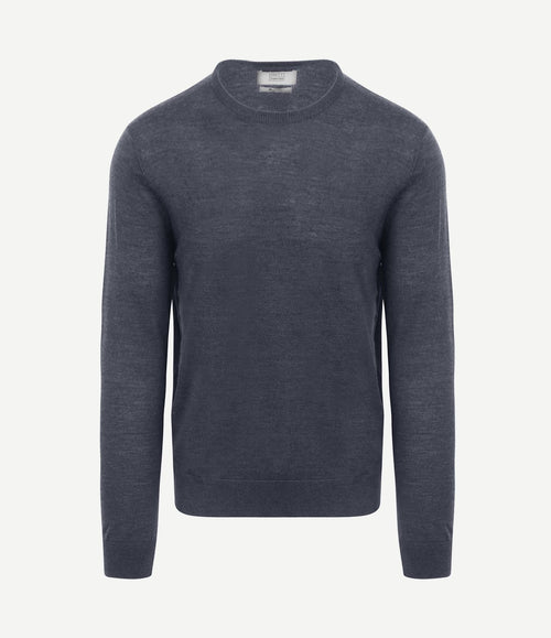 The john pullover merino antraciet