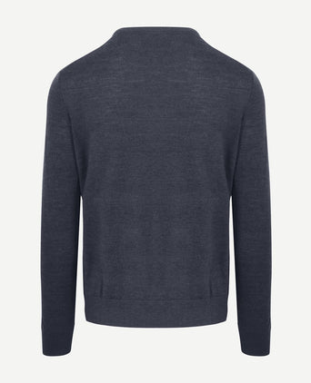 The john pullover merino antraciet