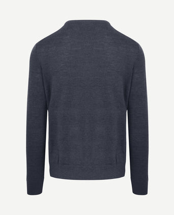 The john pullover merino antraciet