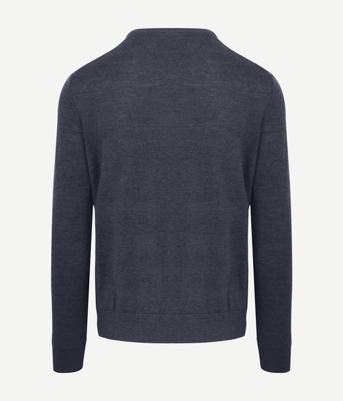 King essentials the john pullover merino antraciet | Regular-fit